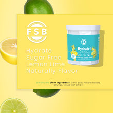 Load image into Gallery viewer, FSB Hydrate! – Fast-Acting Electrolyte Drink Mix
