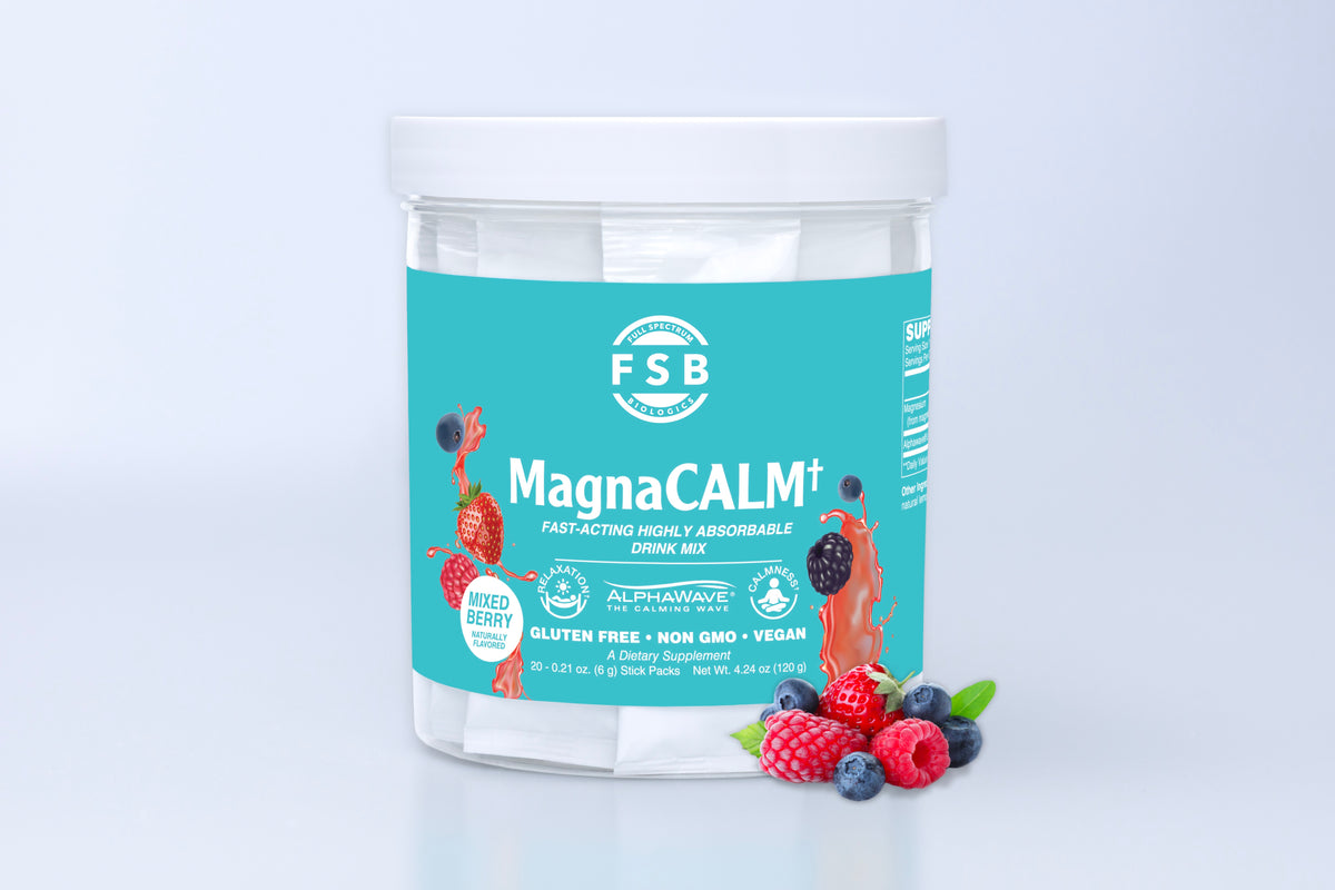 MagnaCALM – Relaxing Magnesium Drink Mix (Stick Packs) – Full Spectrum ...